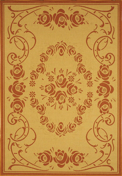 Safavieh Courtyard Cy1893-3201 Natural / Terra Area Rug