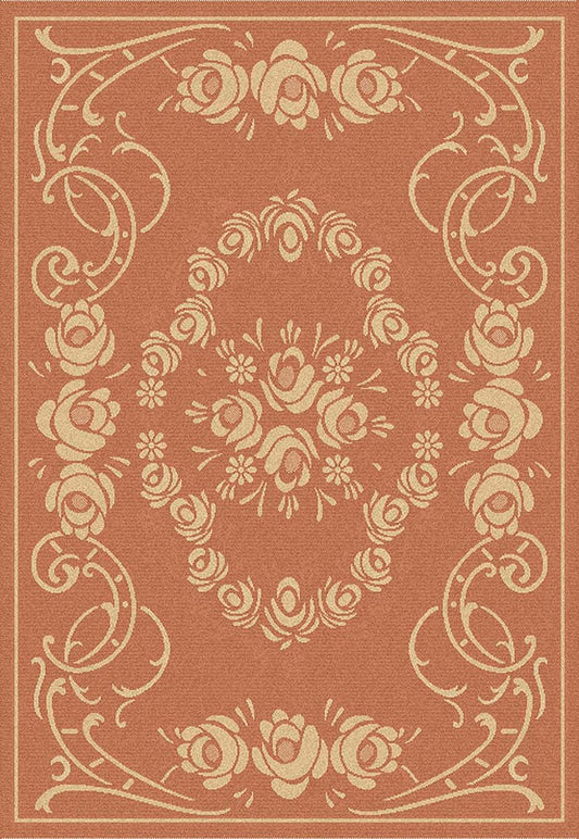 Safavieh Courtyard cy1893-3202 Terracotta / Natural Area Rug