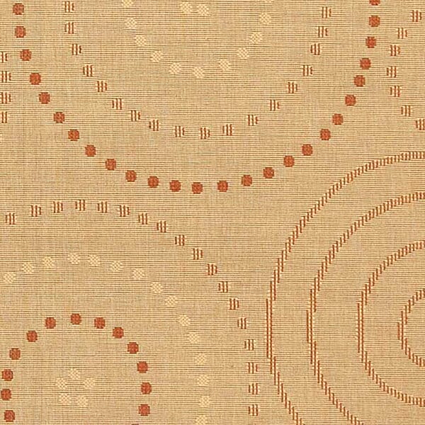 Safavieh Courtyard Cy1906-3201 Natural / Terra Geometric Area Rug