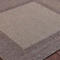 Safavieh Courtyard Cy1928-3009 Brown / Natural Geometric Area Rug