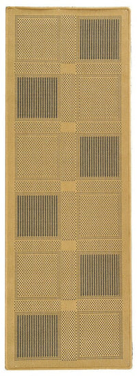 Safavieh Courtyard cy1928-3101 Natural / Blue Geometric Area Rug