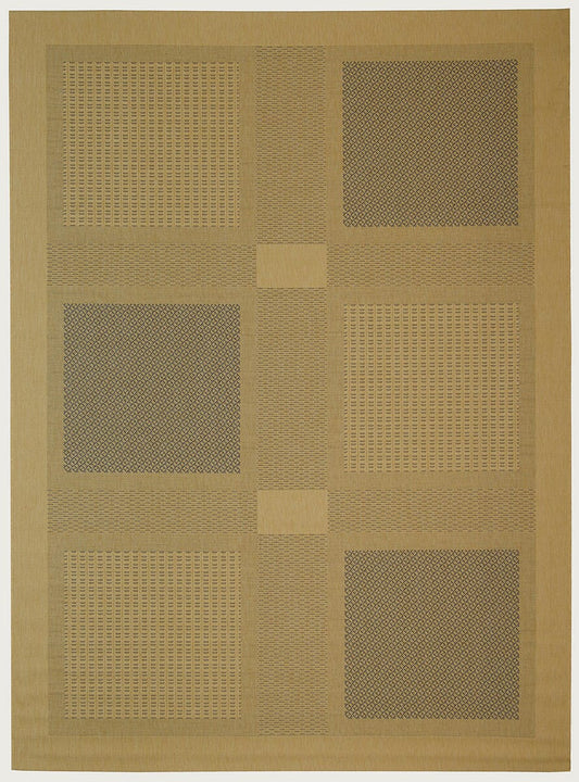 Safavieh Courtyard cy1928-3101 Natural / Blue Geometric Area Rug