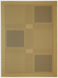 Safavieh Courtyard cy1928-3101 Natural / Blue Geometric Area Rug