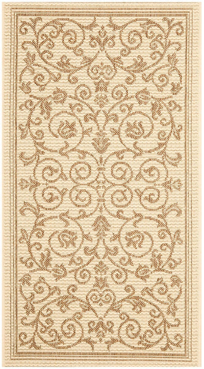 Safavieh Courtyard Cy2098-3001 Natural / Brown Area Rug