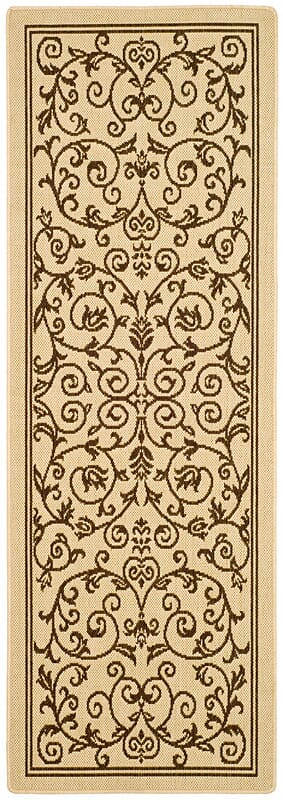 Safavieh Courtyard Cy2098-3001 Natural / Brown Area Rug