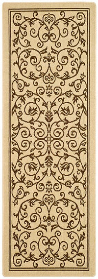 Safavieh Courtyard Cy2098-3001 Natural / Brown Area Rug