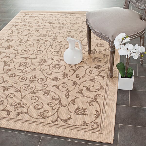 Safavieh Courtyard Cy2098-3001 Natural / Brown Area Rug