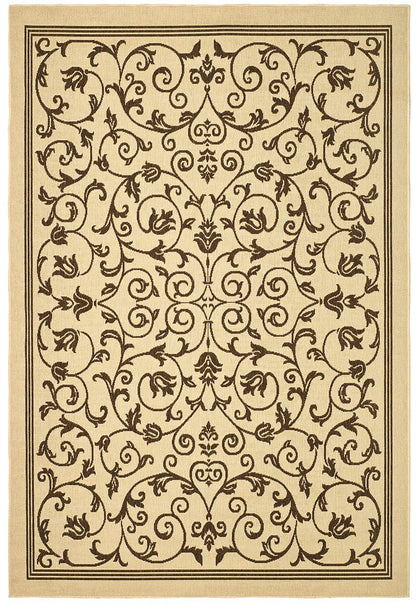 Safavieh Courtyard Cy2098-3001 Natural / Brown Area Rug