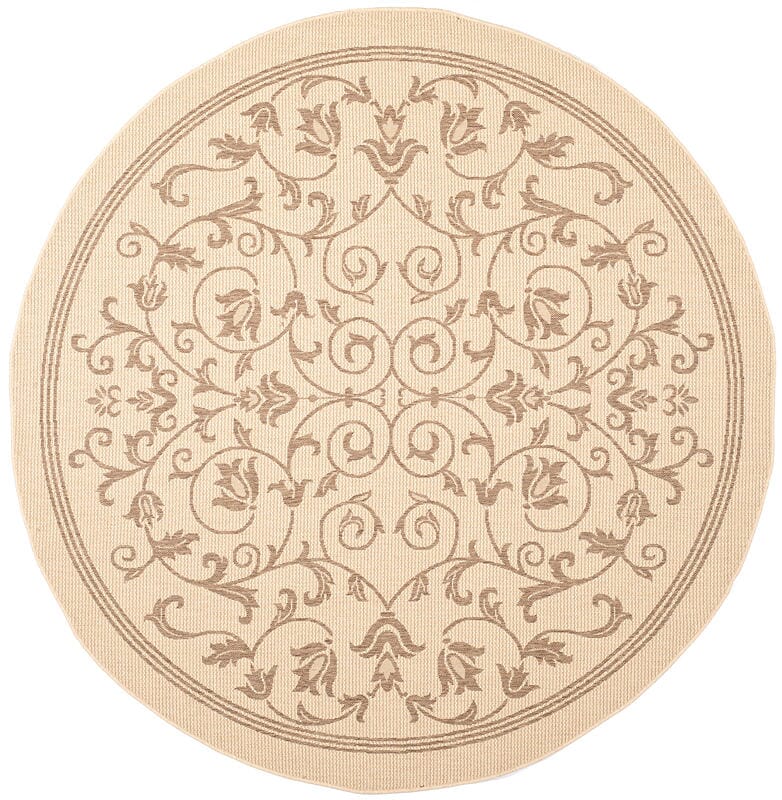 Safavieh Courtyard Cy2098-3001 Natural / Brown Area Rug