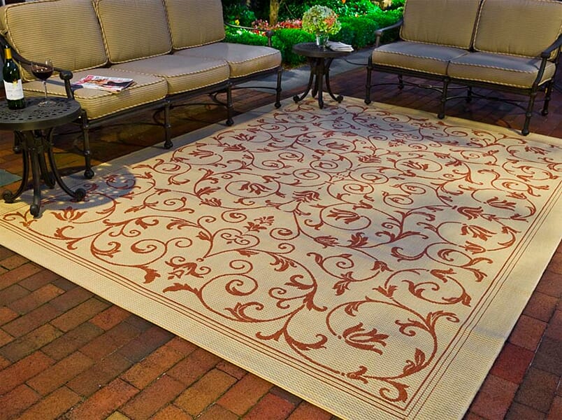 Safavieh Courtyard Cy2098-3201 Natural / Terra Area Rug