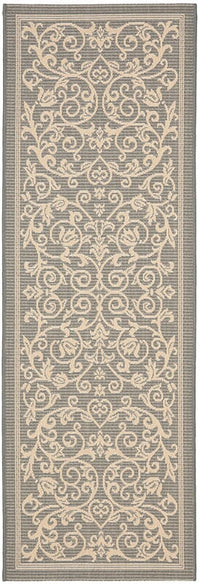 Safavieh Courtyard Cy2098-3606 Grey / Natural Area Rug