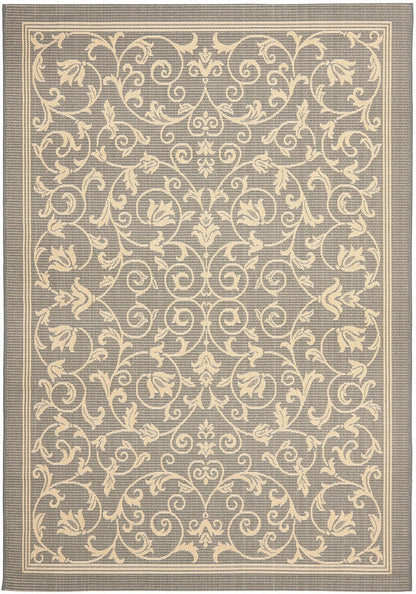 Safavieh Courtyard Cy2098-3606 Grey / Natural Area Rug