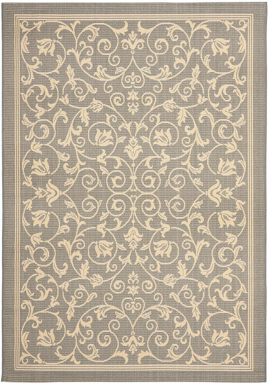 Safavieh Courtyard Cy2098-3606 Grey / Natural Area Rug