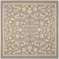 Safavieh Courtyard Cy2098-3606 Grey / Natural Area Rug