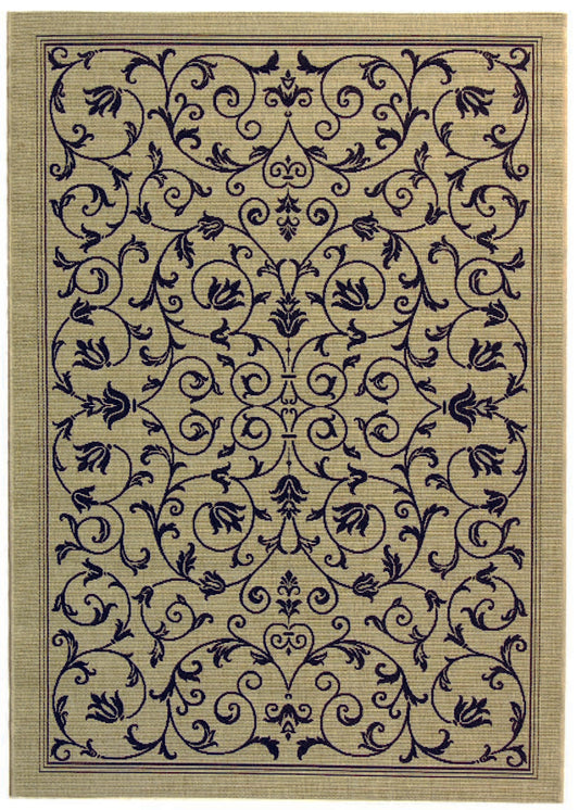 Safavieh Courtyard cy2098-3901 Sand / Black Area Rug