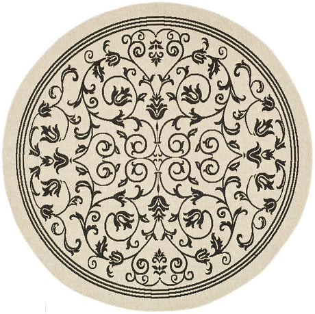 Safavieh Courtyard cy2098-3901 Sand / Black Rugs.