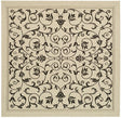 Safavieh Courtyard cy2098-3901 Sand / Black Rugs.