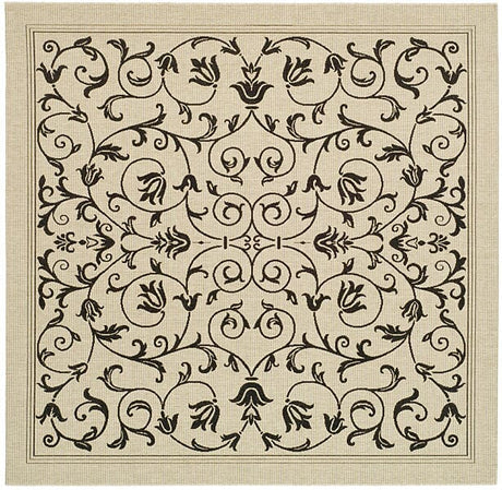 Safavieh Courtyard cy2098-3901 Sand / Black Rugs.