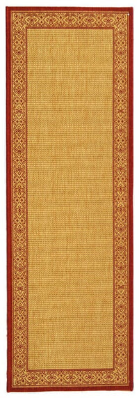 Safavieh Courtyard Cy2099-3701 Beige / Red Area Rug