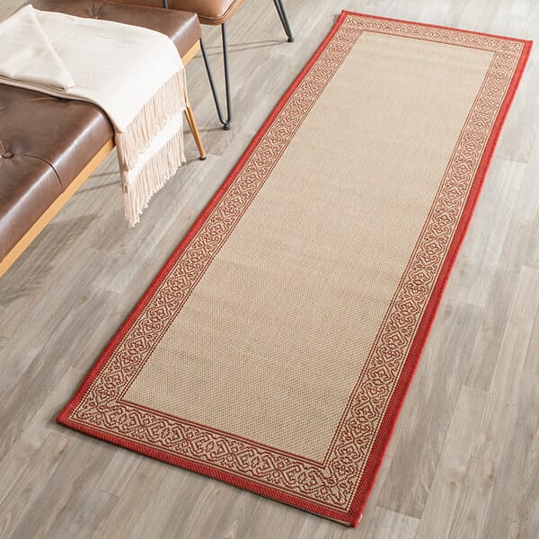 Safavieh Courtyard Cy2099-3701 Beige / Red Area Rug