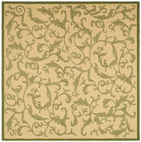 Safavieh Courtyard Cy2653-1E01 Natural / Olive Area Rug