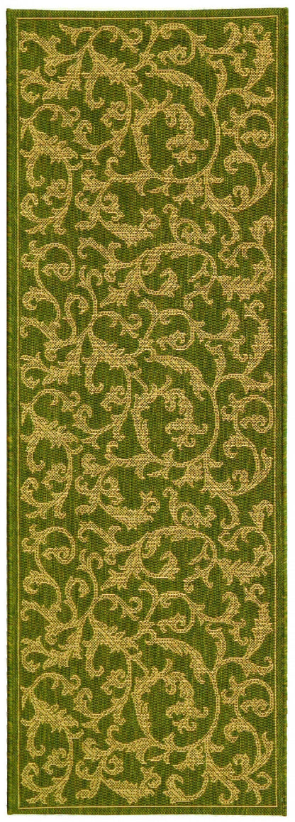 Safavieh Courtyard cy2653-1e06 Olive / Natural Area Rug