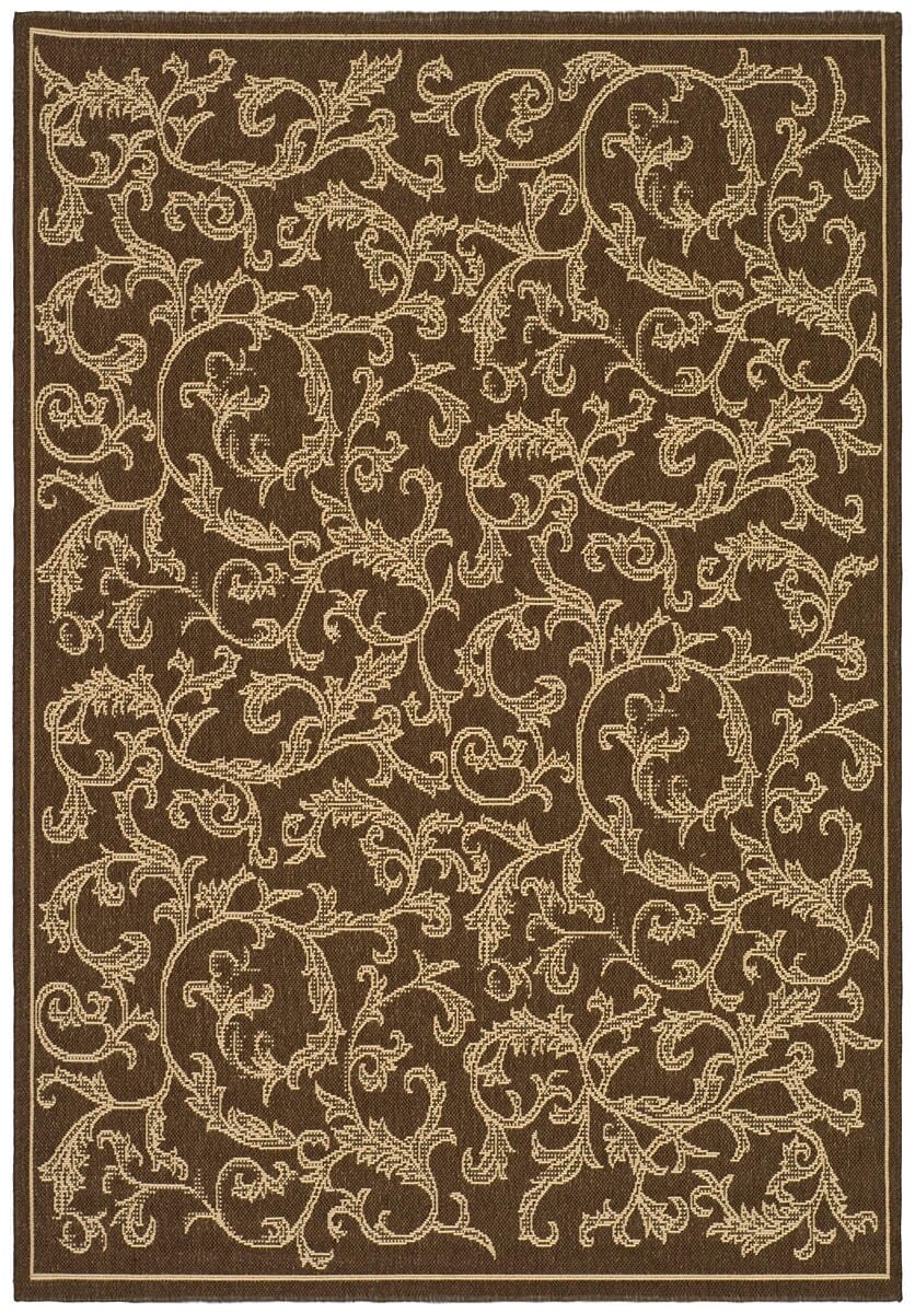 Safavieh Courtyard Cy2653-3009 Brown / Natural Area Rug