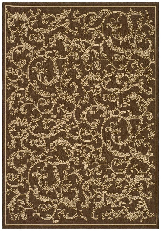 Safavieh Courtyard Cy2653-3009 Brown / Natural Area Rug