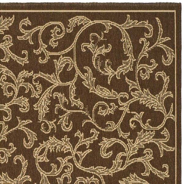 Safavieh Courtyard Cy2653-3009 Brown / Natural Area Rug