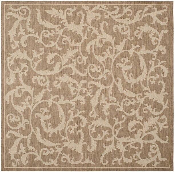 Safavieh Courtyard Cy2653-3009 Brown / Natural Area Rug