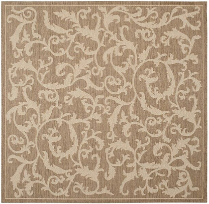 Safavieh Courtyard Cy2653-3009 Brown / Natural Area Rug