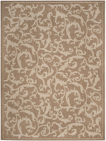 Safavieh Courtyard Cy2653-3009 Brown / Natural Area Rug