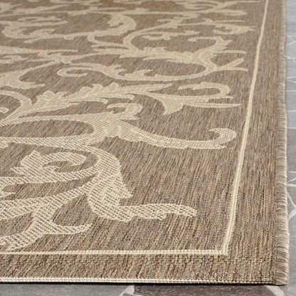 Safavieh Courtyard Cy2653-3009 Brown / Natural Area Rug