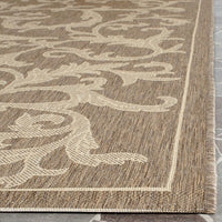 Safavieh Courtyard Cy2653-3009 Brown / Natural Area Rug