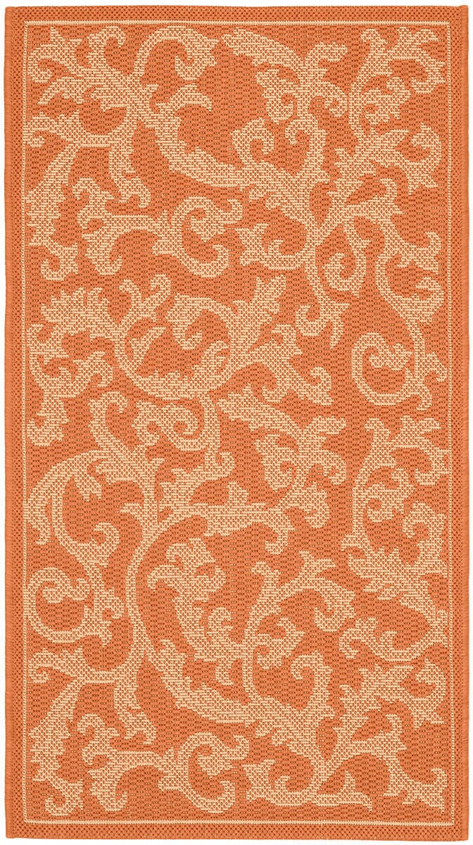 Safavieh Courtyard Cy2653-3202 Terracotta / Natural Area Rug