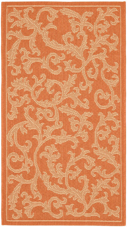 Safavieh Courtyard Cy2653-3202 Terracotta / Natural Area Rug