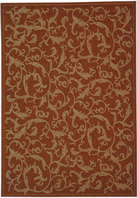 Safavieh Courtyard cy2653-3202 Terracotta / Natural Area Rug