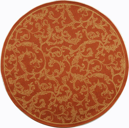 Safavieh Courtyard Cy2653-3202 Terracotta / Natural Area Rug