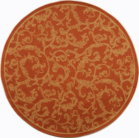 Safavieh Courtyard Cy2653-3202 Terracotta / Natural Area Rug