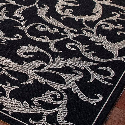 Safavieh Courtyard Cy2653-3908 Black / Sand Area Rug