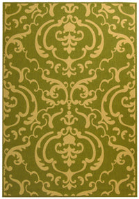 Safavieh Courtyard cy2663-1e06 Olive / Natural Damask Area Rug