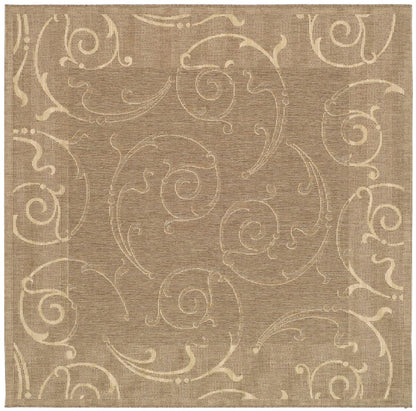 Safavieh Courtyard cy2665-3009 Brown / Natural Bordered Area Rug