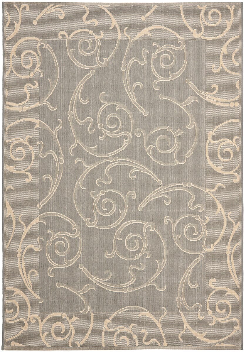 Safavieh Courtyard Cy2665-3606 Grey / Natural Area Rug