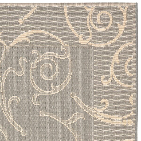 Safavieh Courtyard Cy2665-3606 Grey / Natural Area Rug