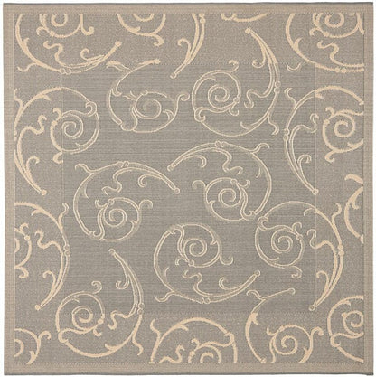 Safavieh Courtyard Cy2665-3606 Grey / Natural Area Rug