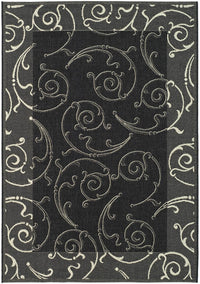 Safavieh Courtyard cy2665-3908 Black / Sand Area Rug