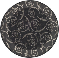 Safavieh Courtyard Cy2665-3908 Black / Sand Area Rug