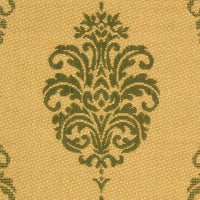 Safavieh Courtyard Cy2720-1E01 Natural / Olive Damask Area Rug