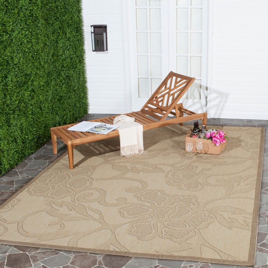 Safavieh Courtyard Cy2726-3001 Natural / Brown Area Rug