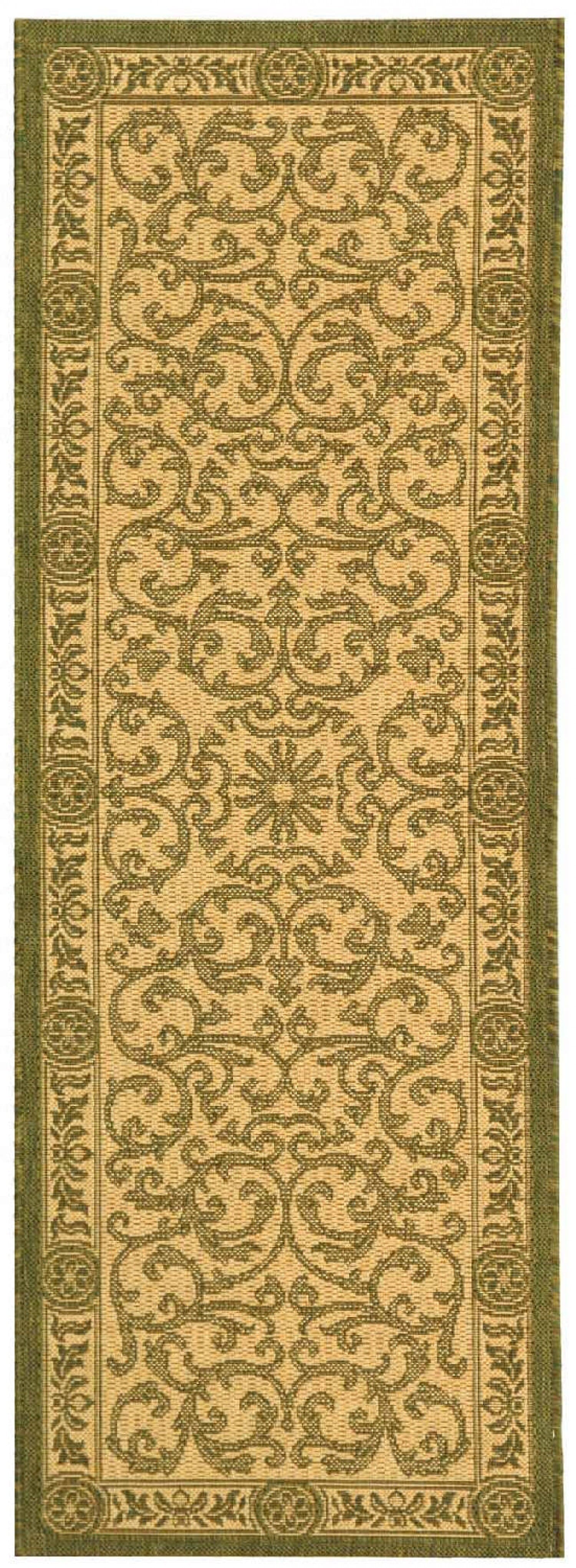 Safavieh Courtyard cy2829-1e01 Natural / Olive Area Rug